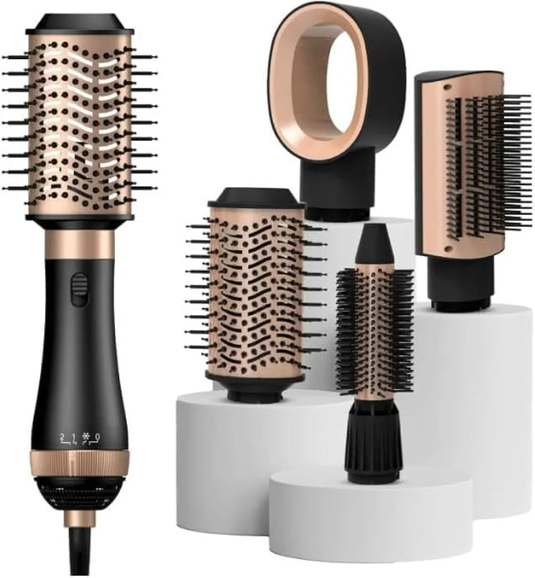 برس سشواری چهار کاره موهایر کره ای MOEHAIR professional 7154