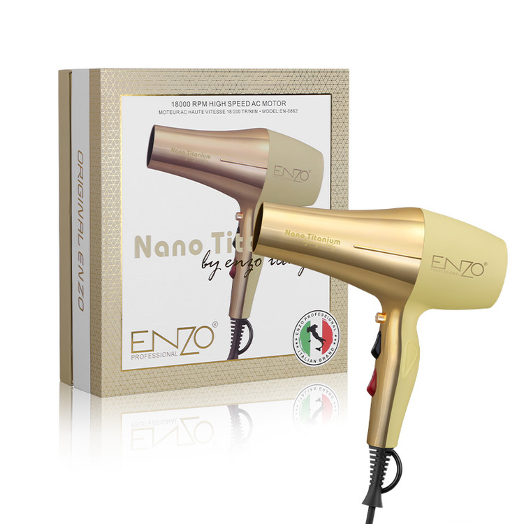 سشوار حرفه ای انزو ایتالیا ترمیم موهای شکسته ENZO PROFESSIONAL SALON ITALY 8862