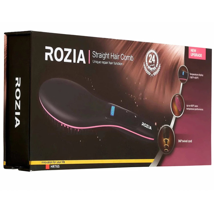 برس حرارتی و صاف کننده شلاقی روزیا اورجینال ROZIA PROFESSIONAL 765/2026