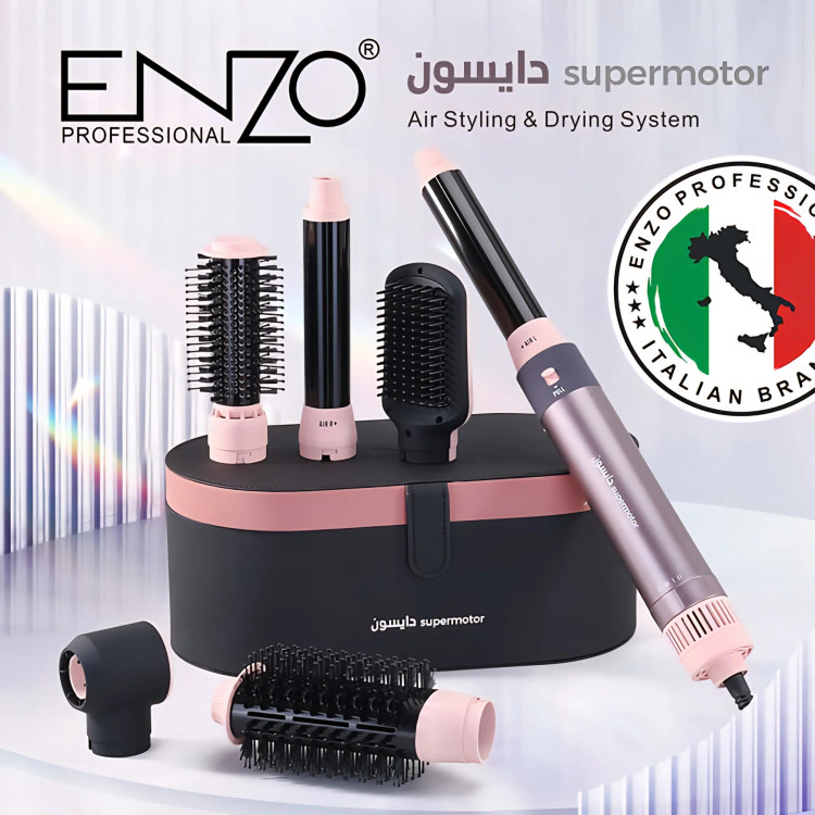 سشوار دایسون مارک انزو پروفیشنال ایتالیا اصل شرکتی دارای هلوگرام اورجینال ورژن جدید ENZO4133