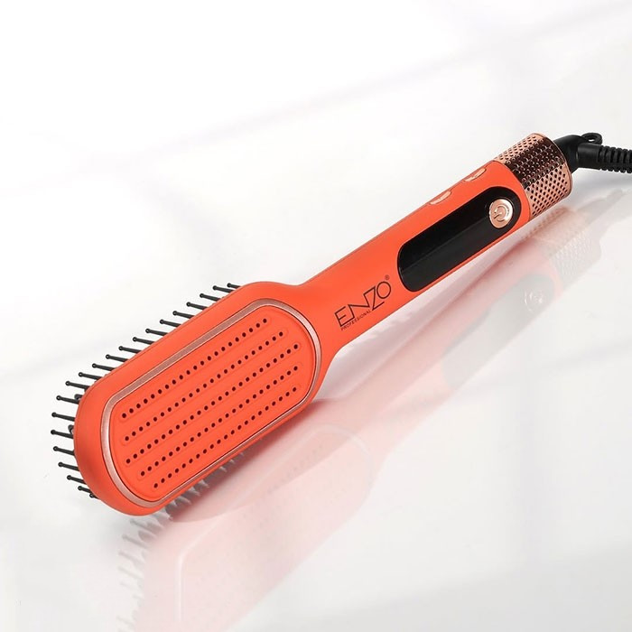 برس حرارتی کراتین صافی شلاقی انزو ایتالیا ENZO PROFESSIONAL ITALY 9921